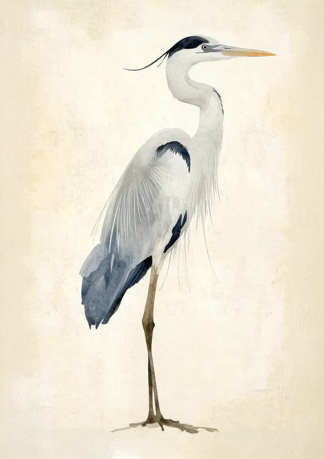 Heron Wall Art Prints Set of 3
