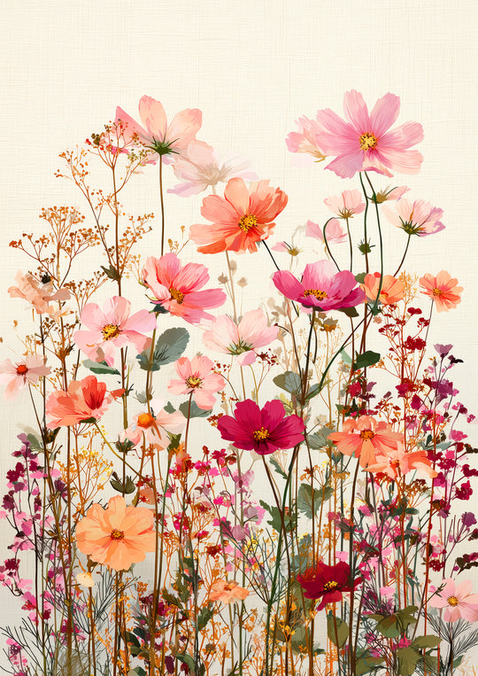 Pink Wildflower Art Print