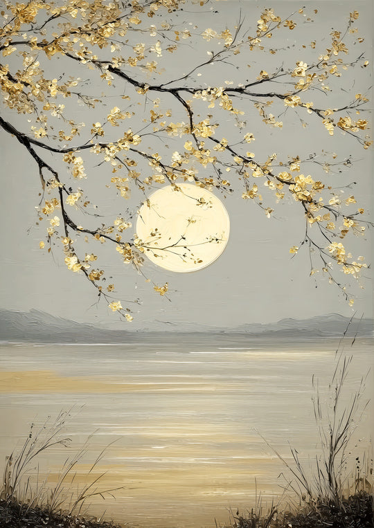 Golden Blossom Art Print