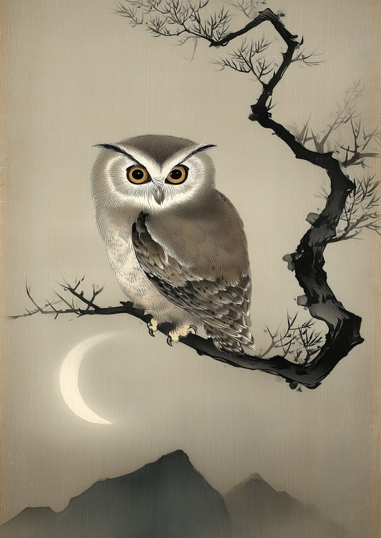 Owl Art Print
