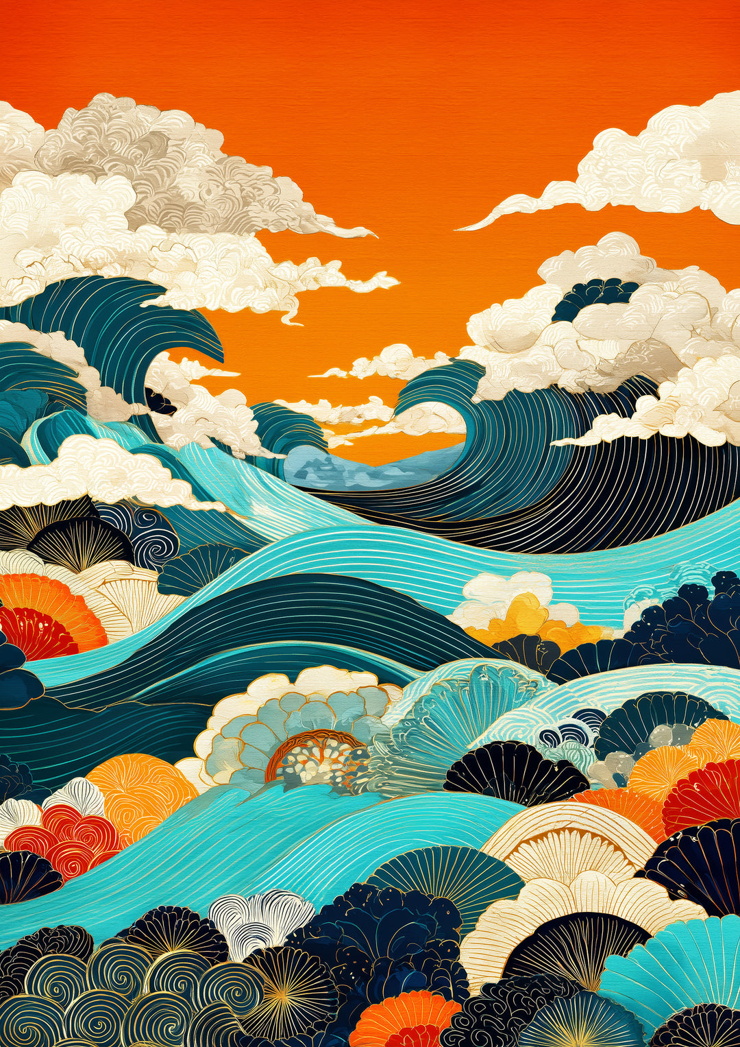 Japanese Wave Art Print