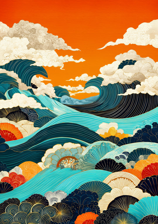 Japanese Wave Art Print