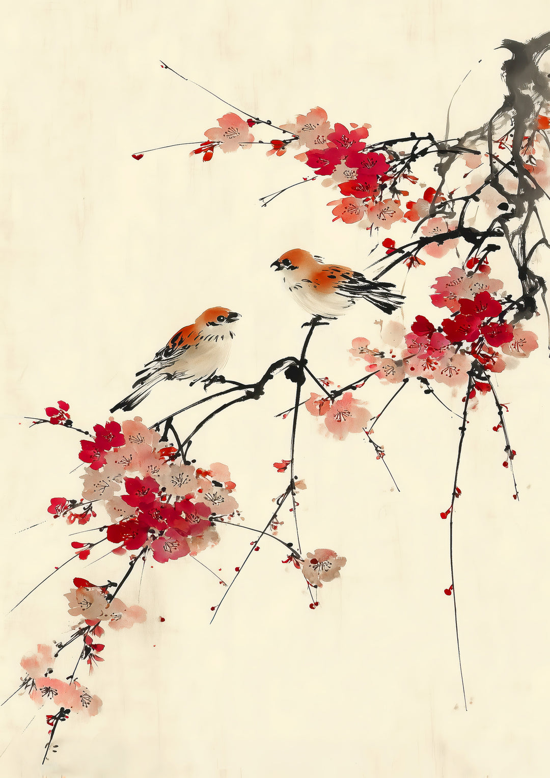 Bird Blossom Art Print
