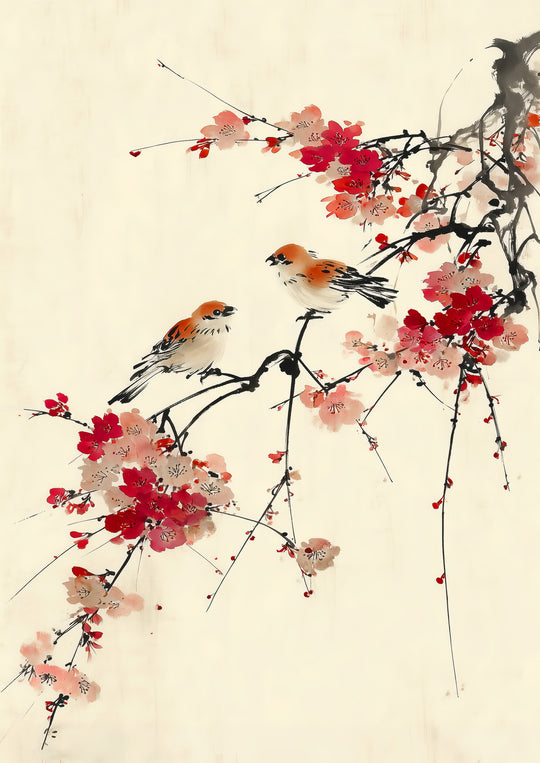 Bird Blossom Art Print