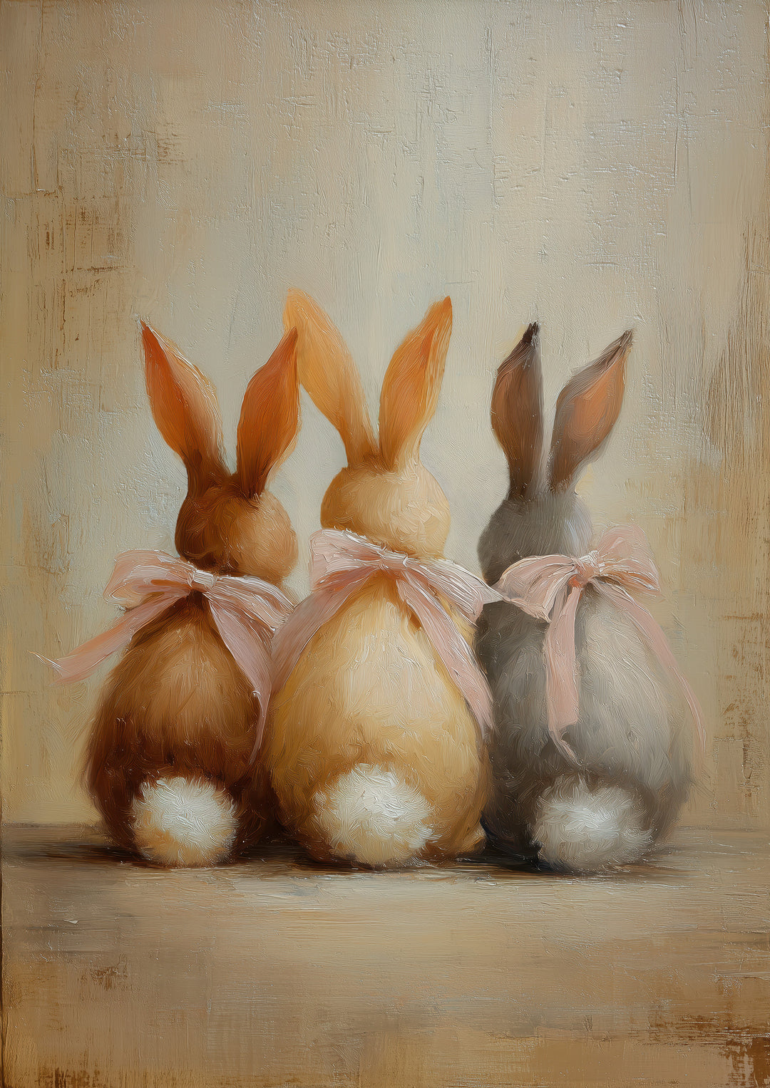Easter bunny wall art prints