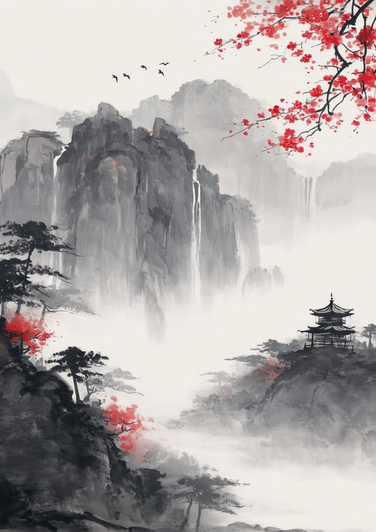 Mountain Waterfall