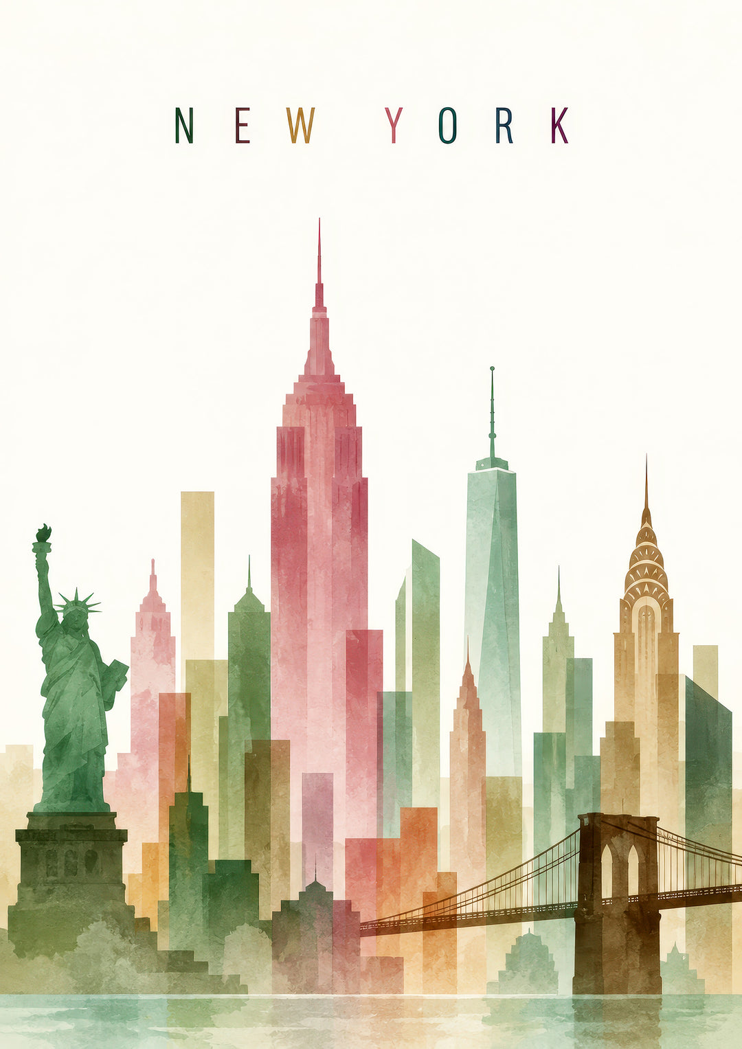 New York Paris London Wall Art Prints