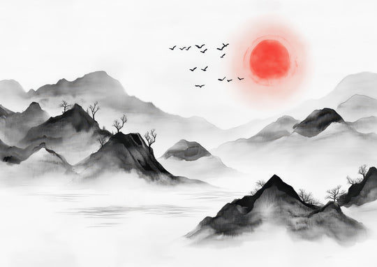 Sunrise Mountain Landscape