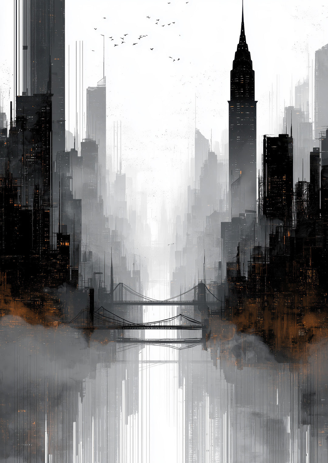 New York Skyline Art Print