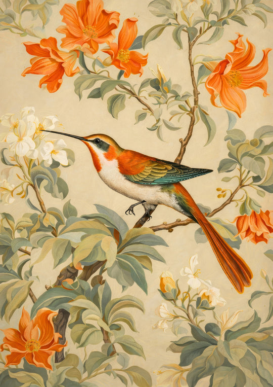 Hummingbird Wall Art Prints Set of 2