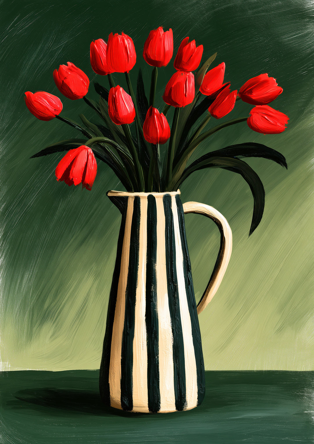Red Tulips Art Print