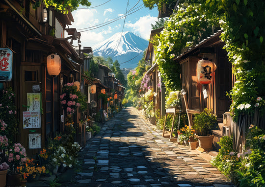 Mount Fuji Cobble Street