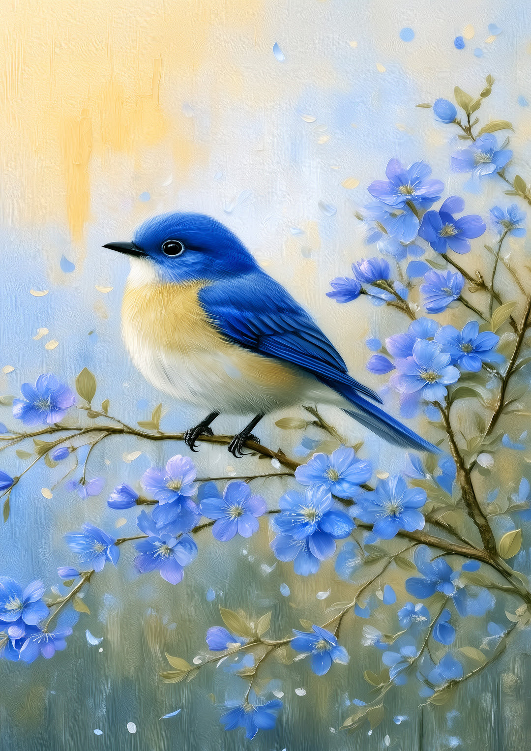 Blue Bird Art Print