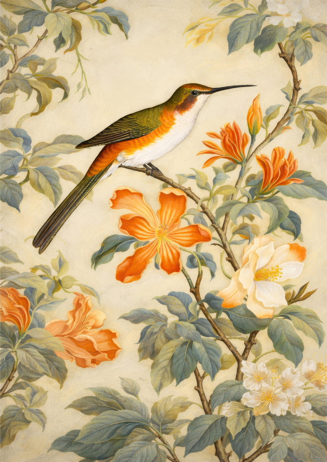 Hummingbird Wall Art Prints Set of 2