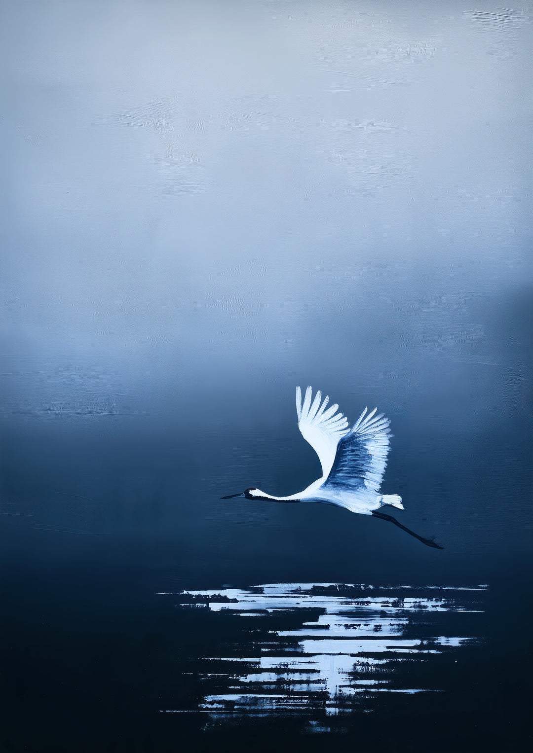 Blue Crane Wall Art Prints