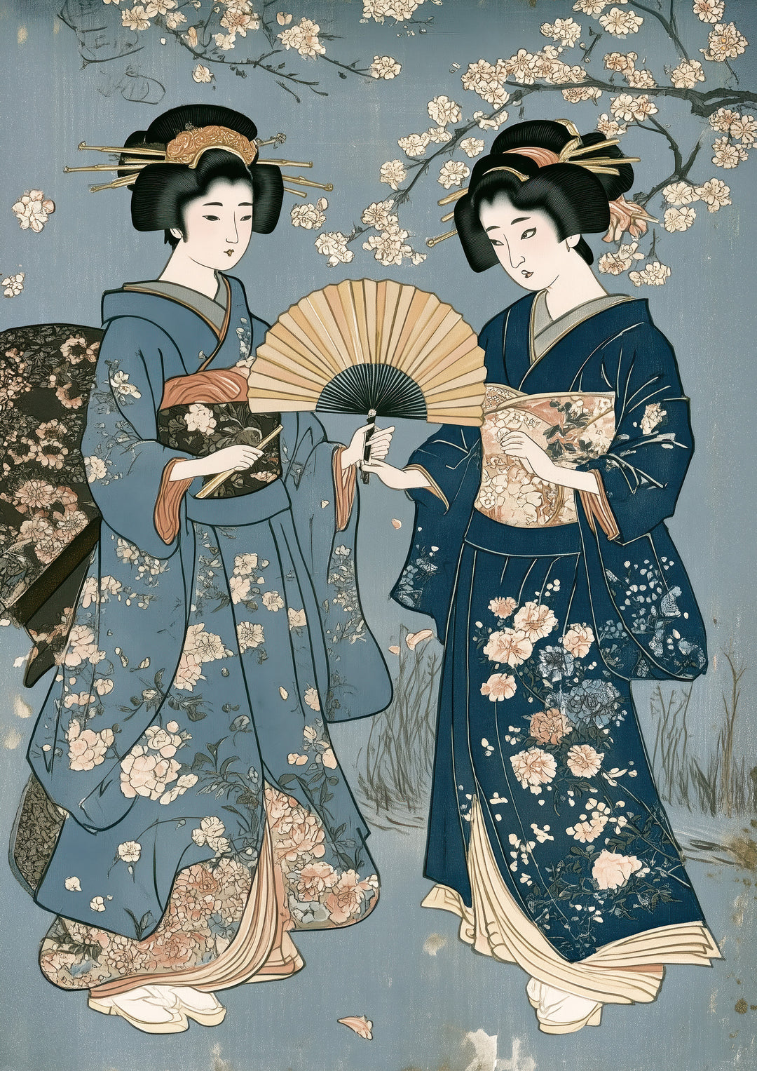 Japanese Geisha Art Print