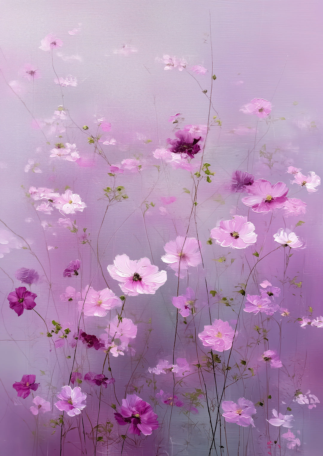 Pink Floral Art Print