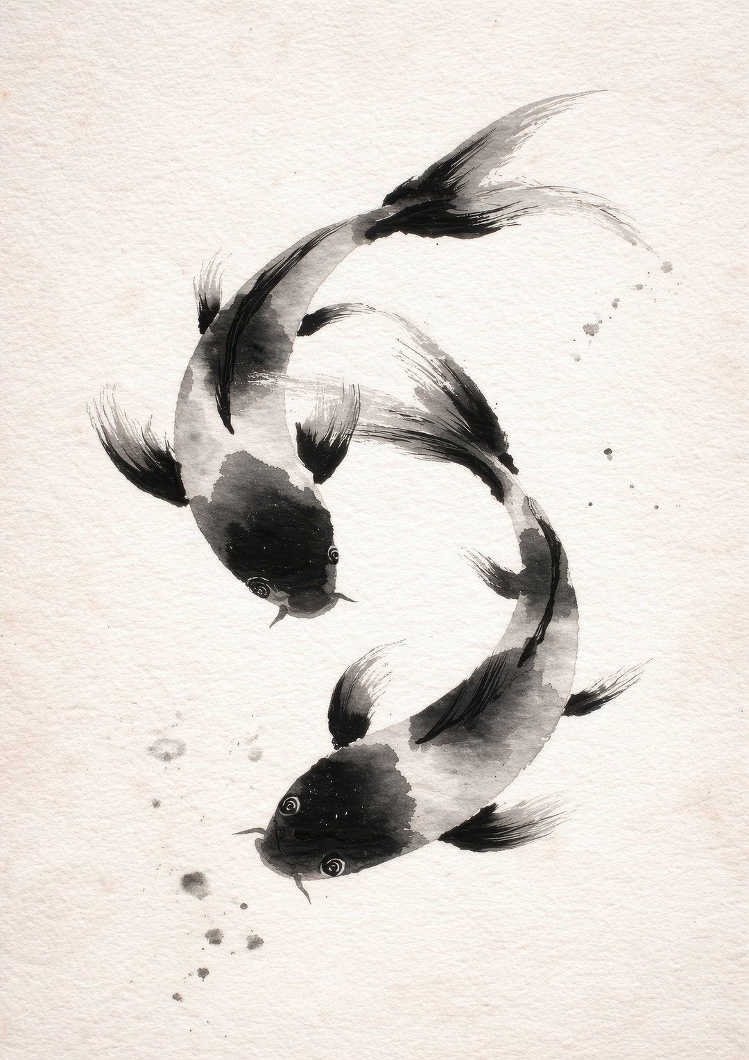 Koi Fish Wall Art Print