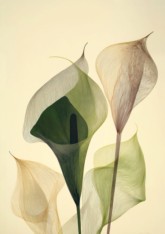 Calla Lily Wall Art Set of 2