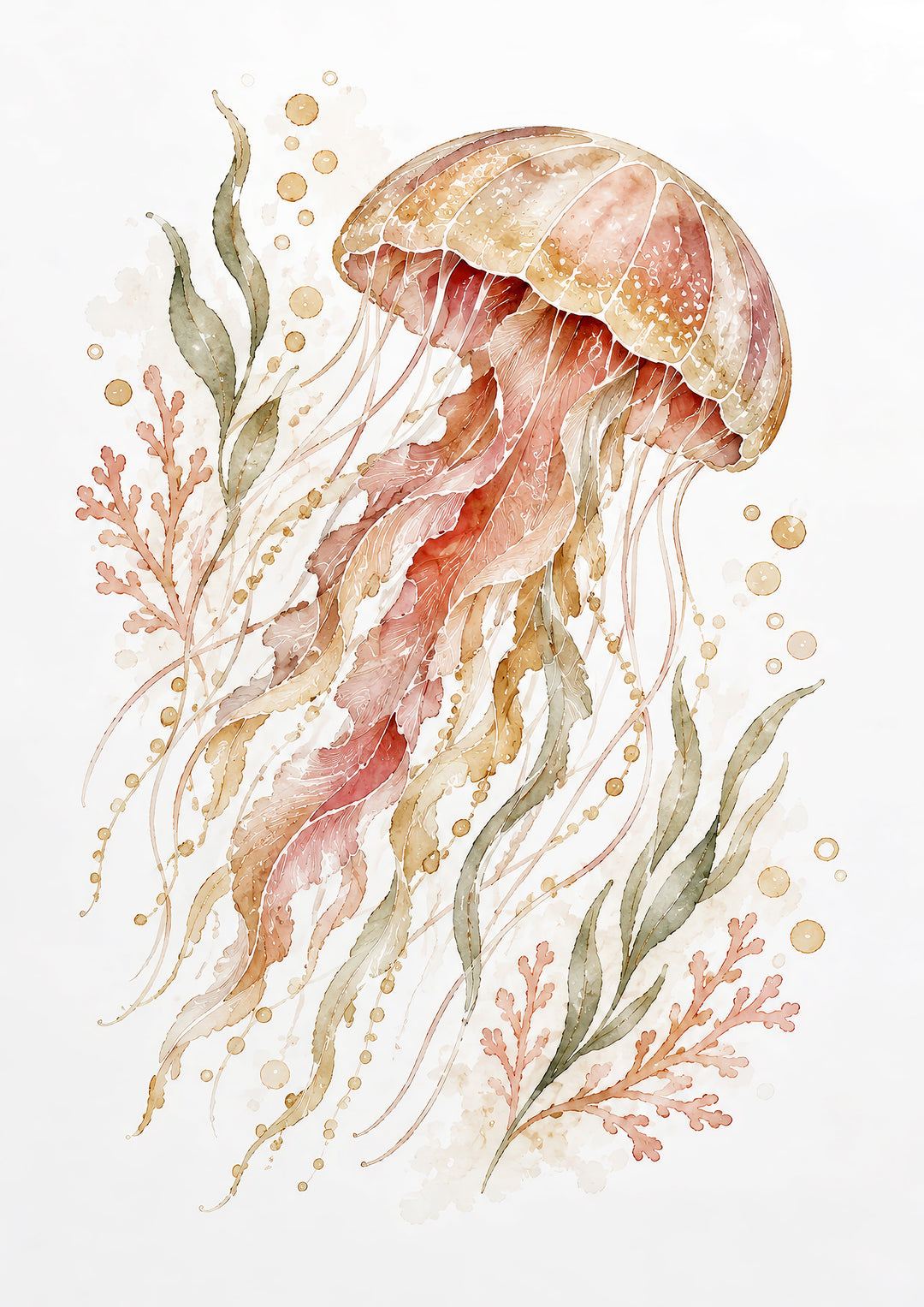 Coastal Sea Life Wall Art Prints