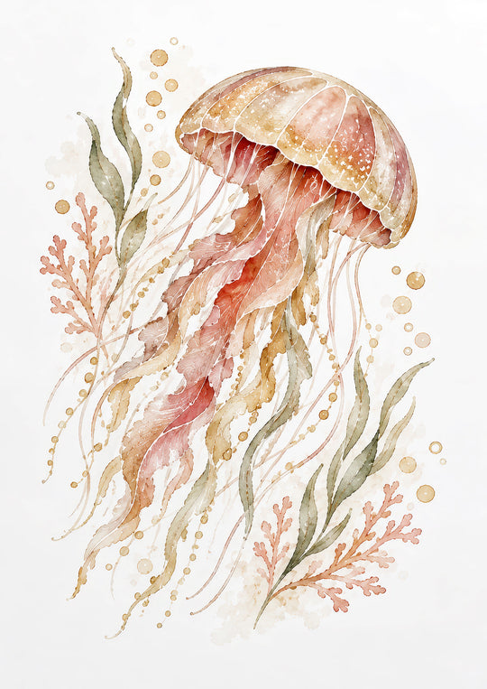 Coastal Sea Life Wall Art Prints