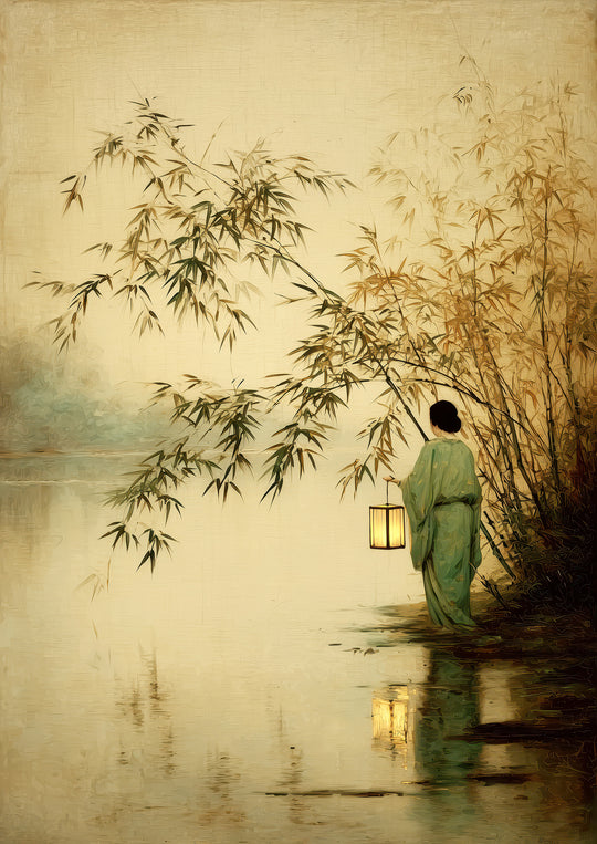 Japanese Bamboo Art Print