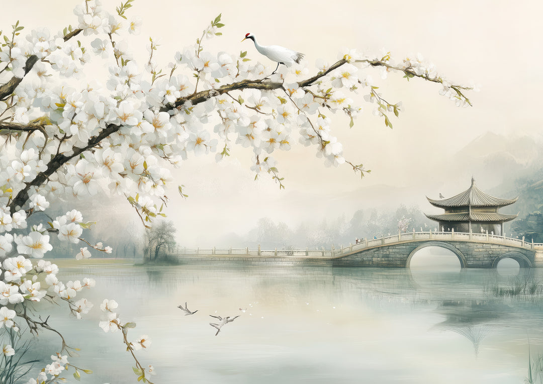 Cherry Blossom Lake