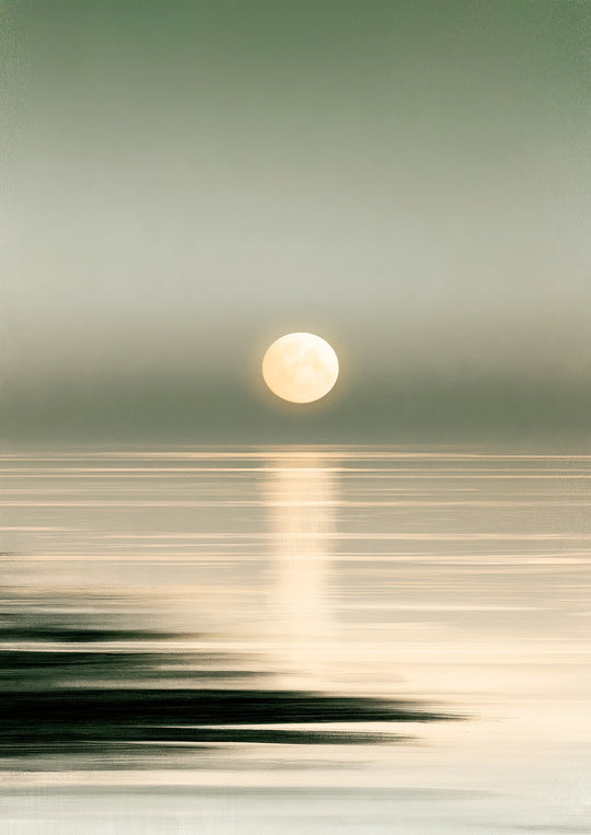 Moonlit Ocean Art Print