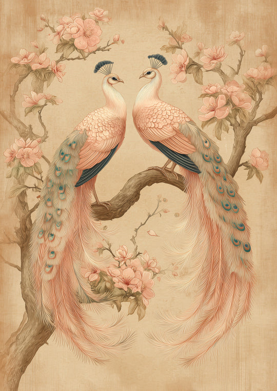 Peacock Bird Wall Art Print