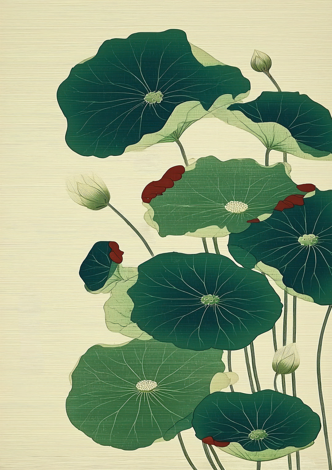 Lotus Leaf Art Print