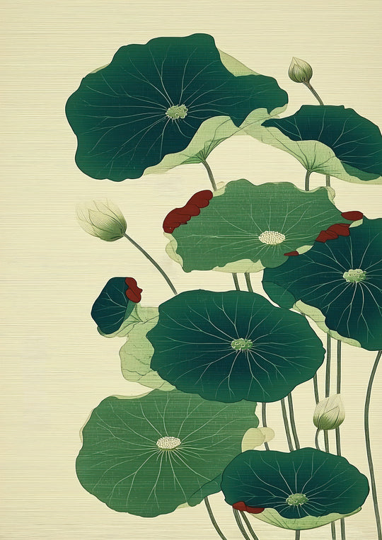 Lotus Leaf Art Print