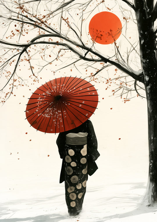 Japanese Woman Art Print