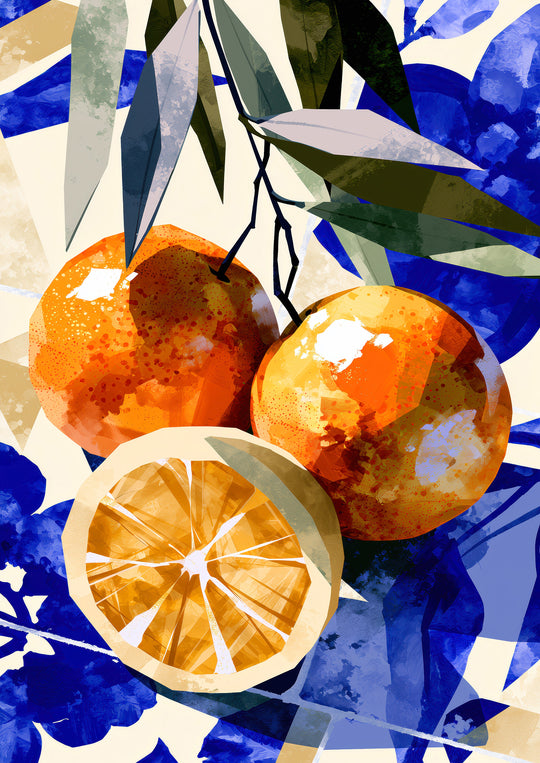 Citrus Wall Art Prints Set of 2