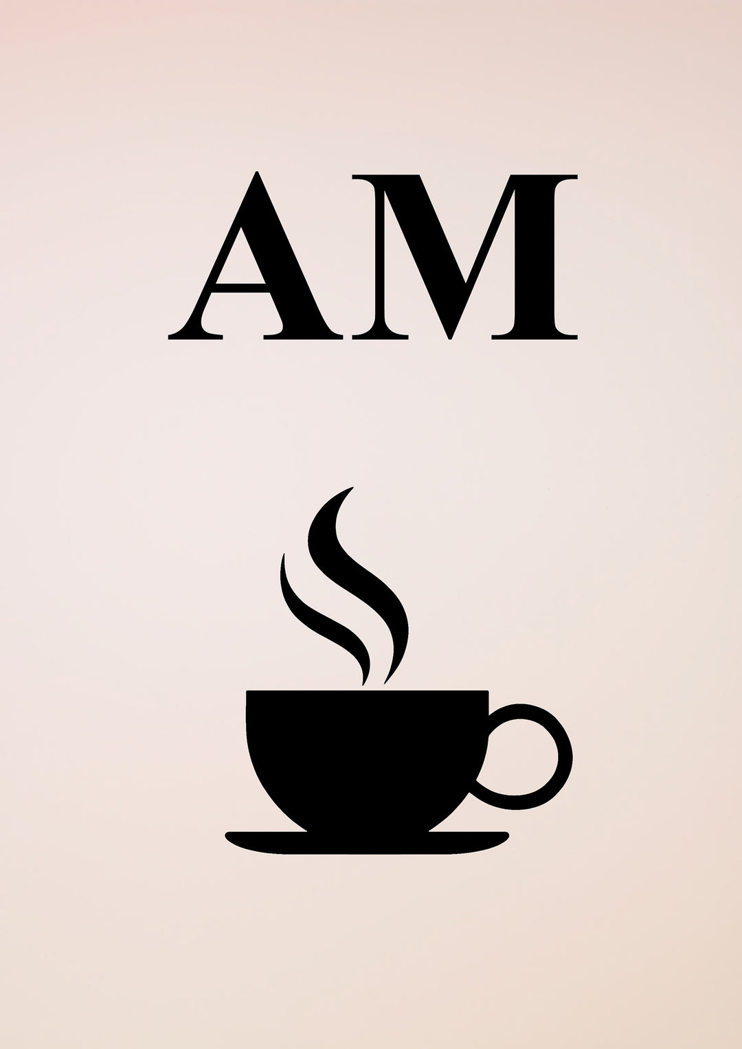AM PM Wall Art Prints Set of 2