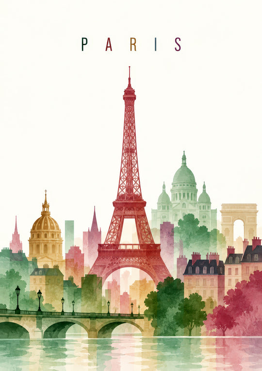 New York Paris London Wall Art Prints