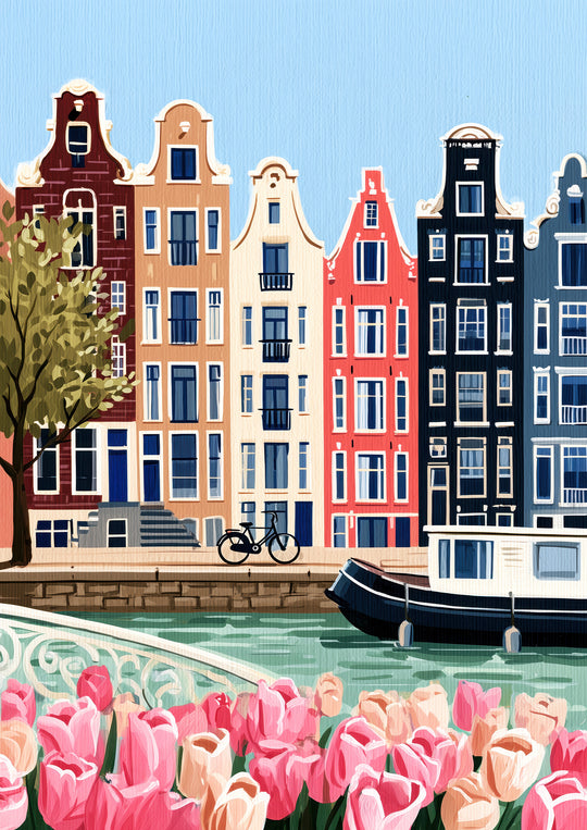 Amsterdam and London Wall Art Prints