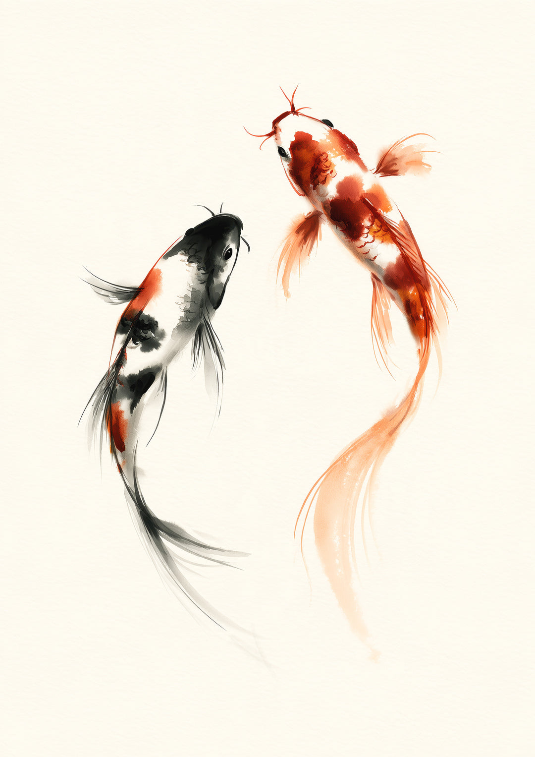 Japanese Koi Fish Art Print