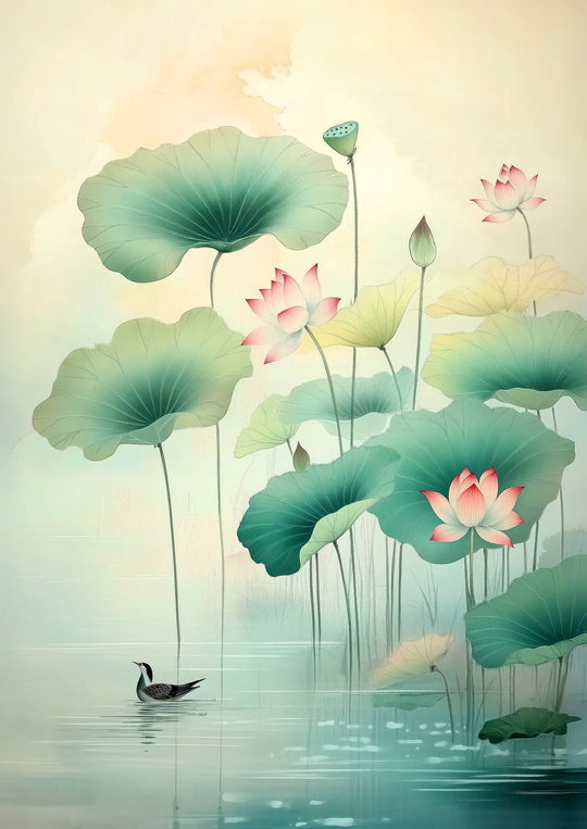 Lotus Flower Wall Art