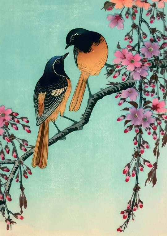 Japanese Bird Wall Art