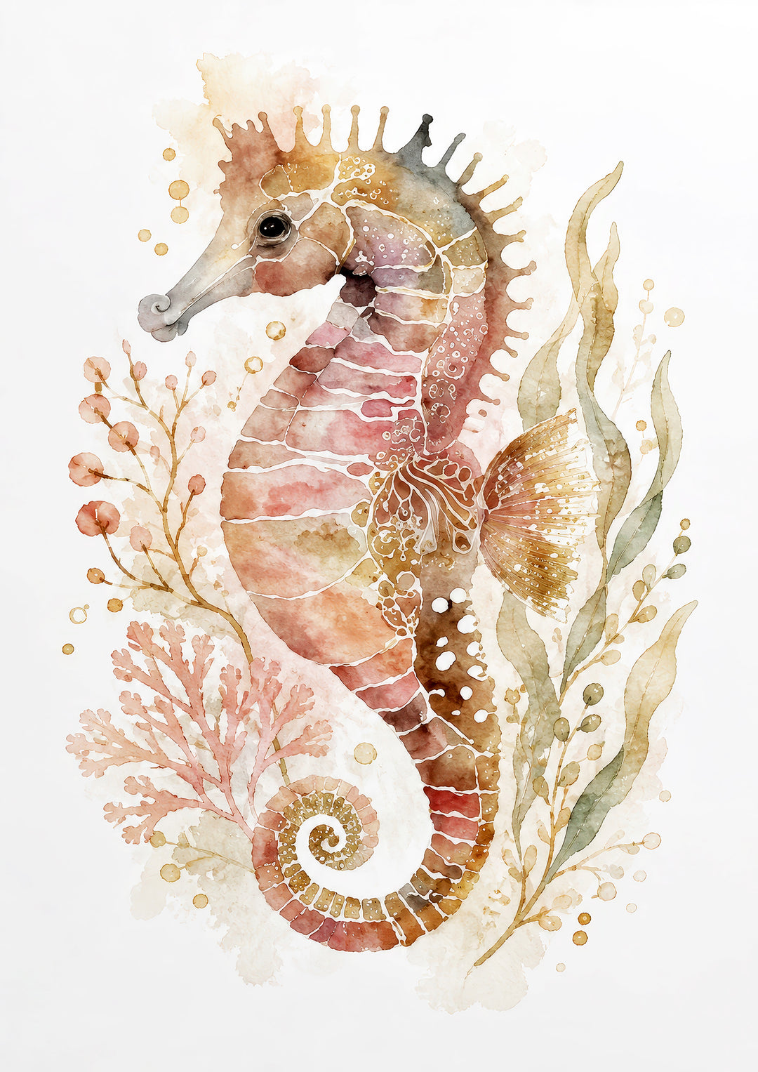 Coastal Sea Life Wall Art Prints