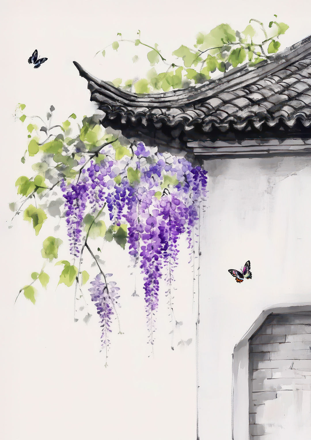 Wisteria Wall Art Print