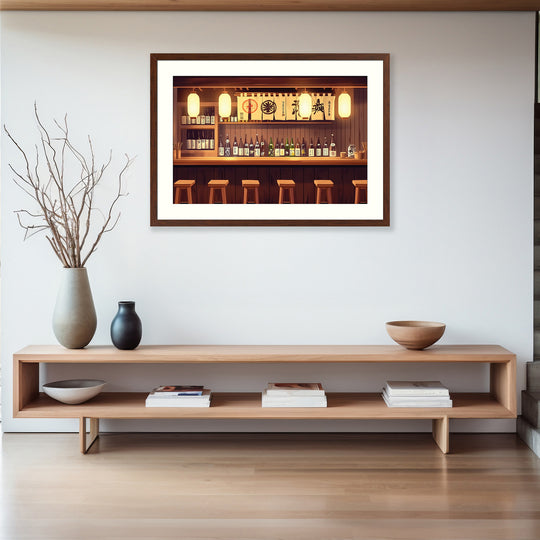 Japanese Sake Bar Wall Art Print