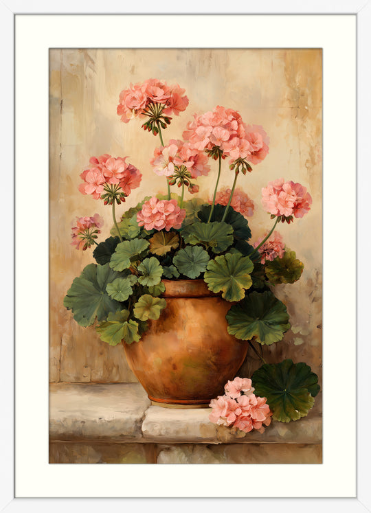 Pink Geranium Art Print