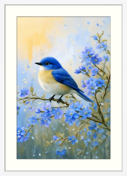 Blue Bird Art Print