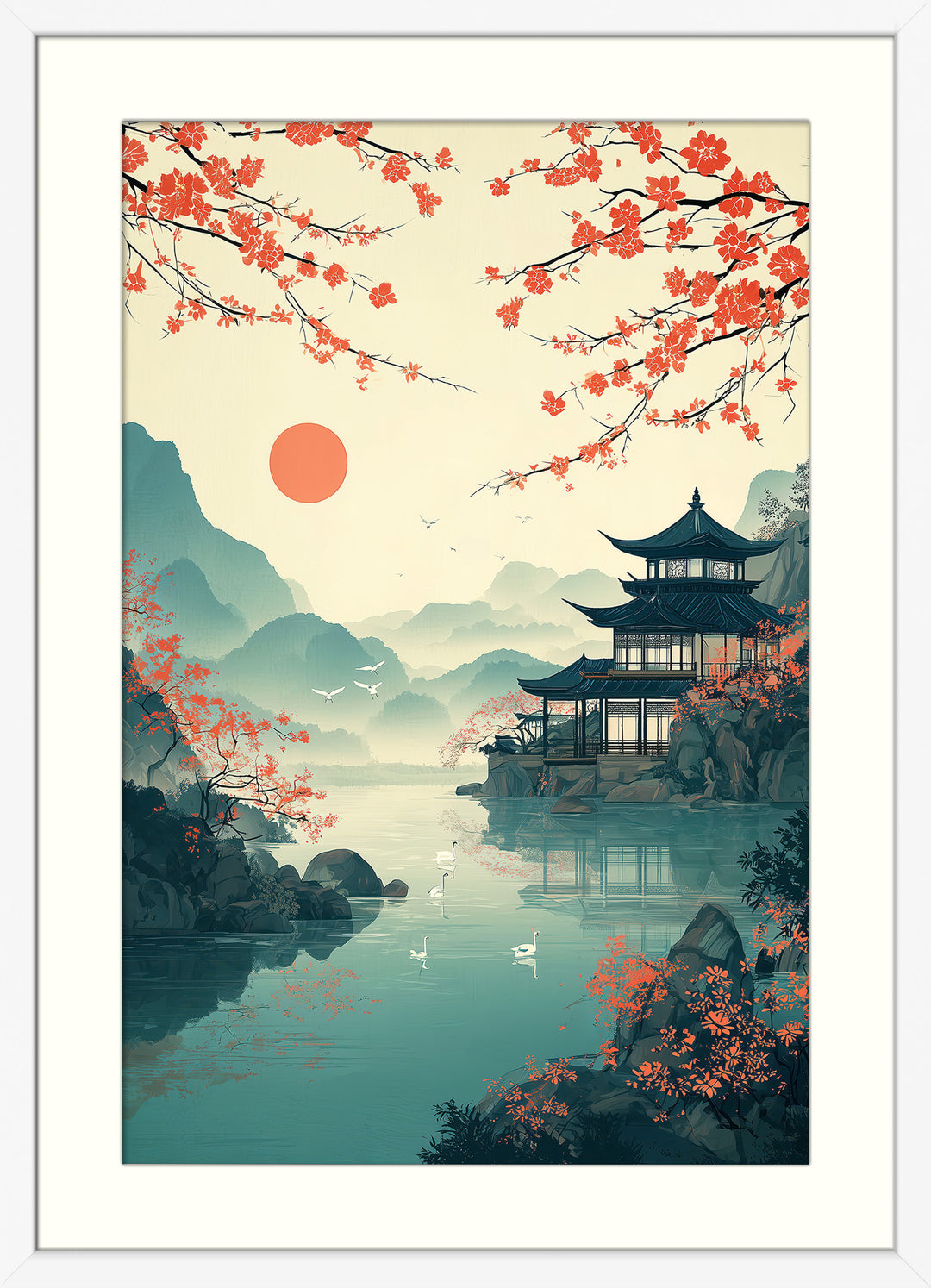 Japanese Landscape Art Print