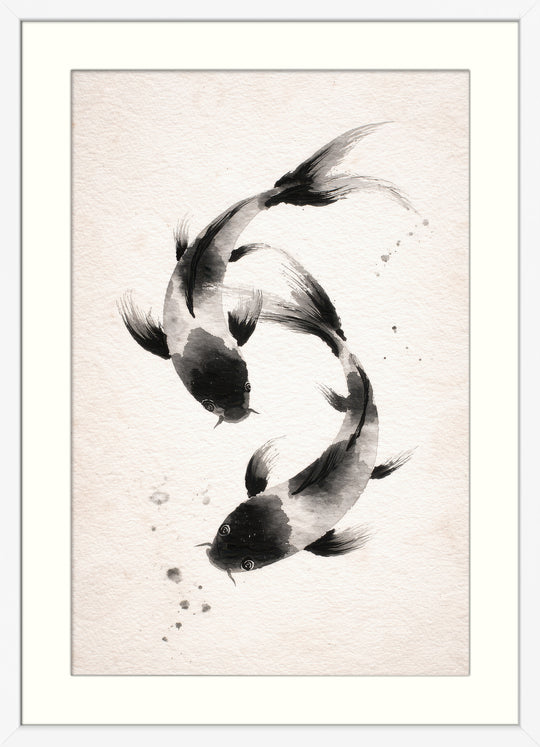 Koi Fish Wall Art Print