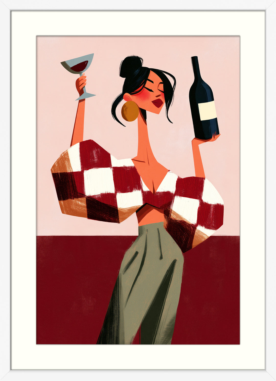 Wine Lover Art Print