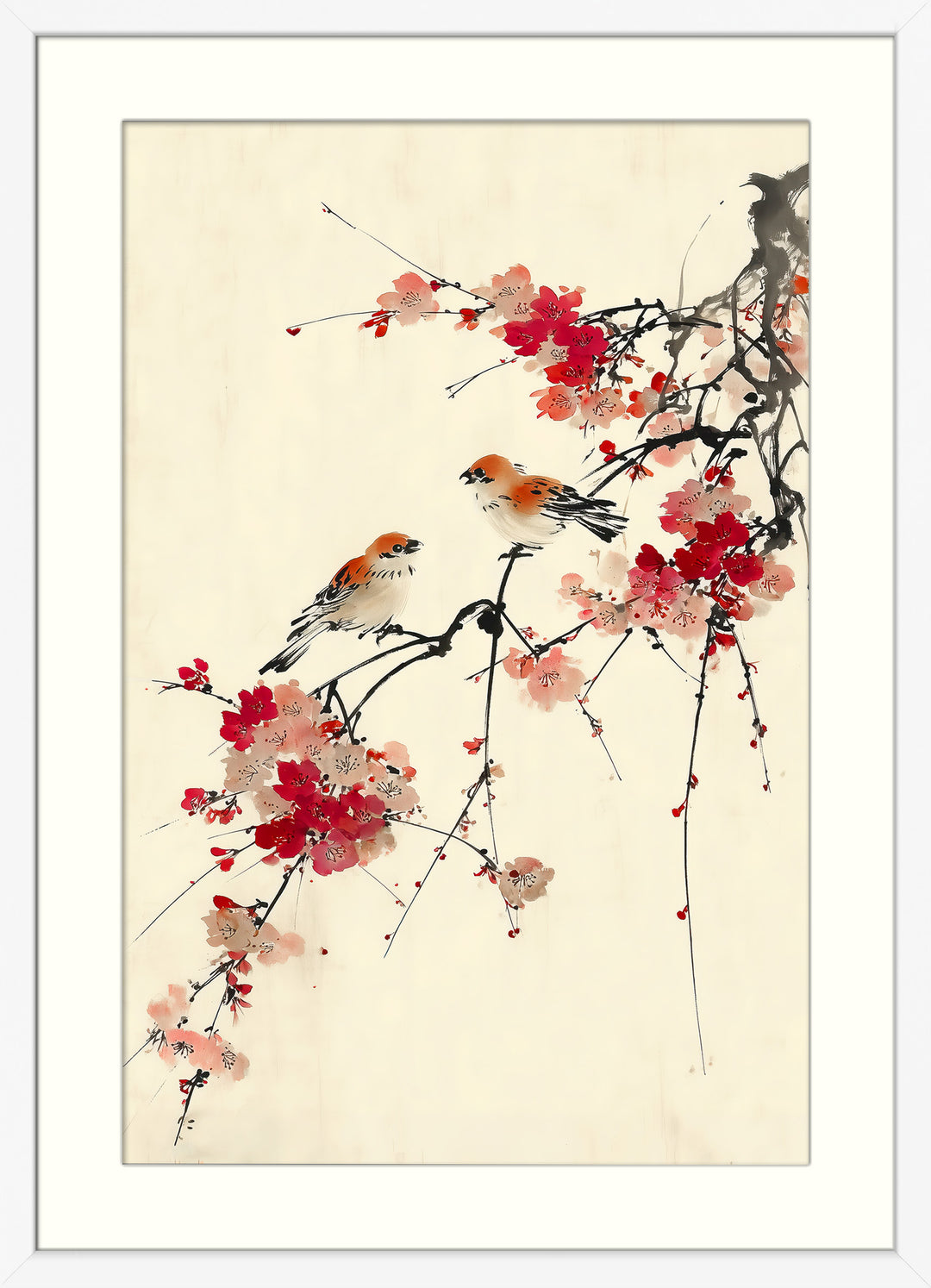 Bird Blossom Art Print