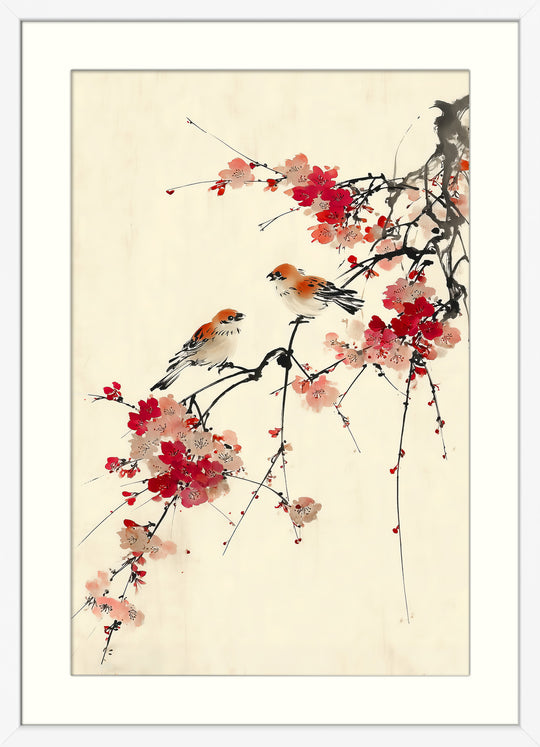 Bird Blossom Art Print