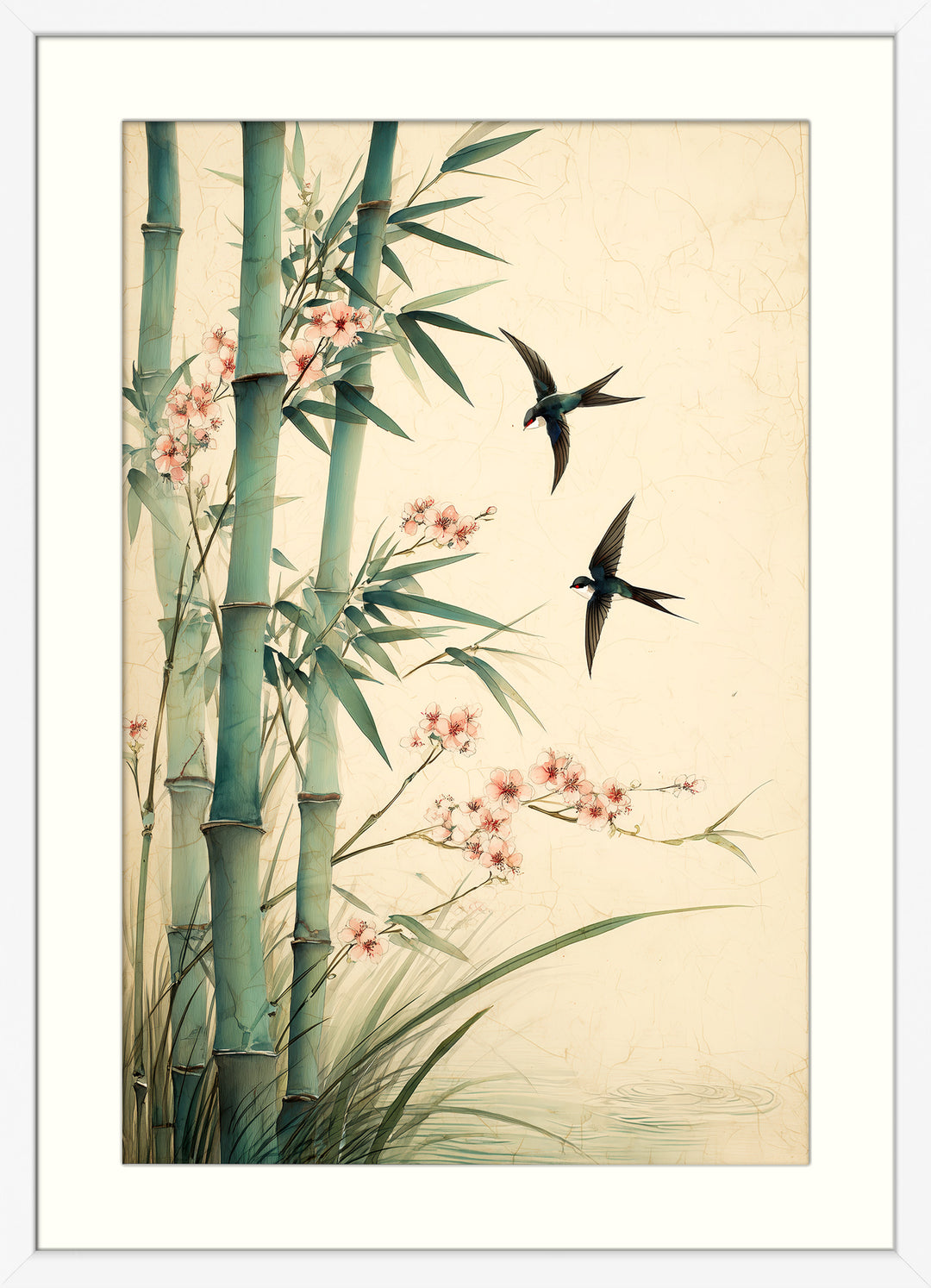 Bamboo Bird Art Print